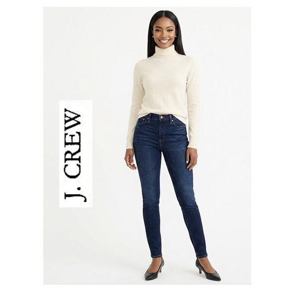 J. CREW - Dark wash high rise skinny jeans - Picture 1 of 11